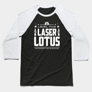 Laser Lotus Pure White Option Baseball T-Shirt